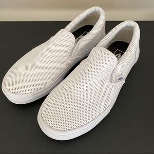 Women’s White Vans